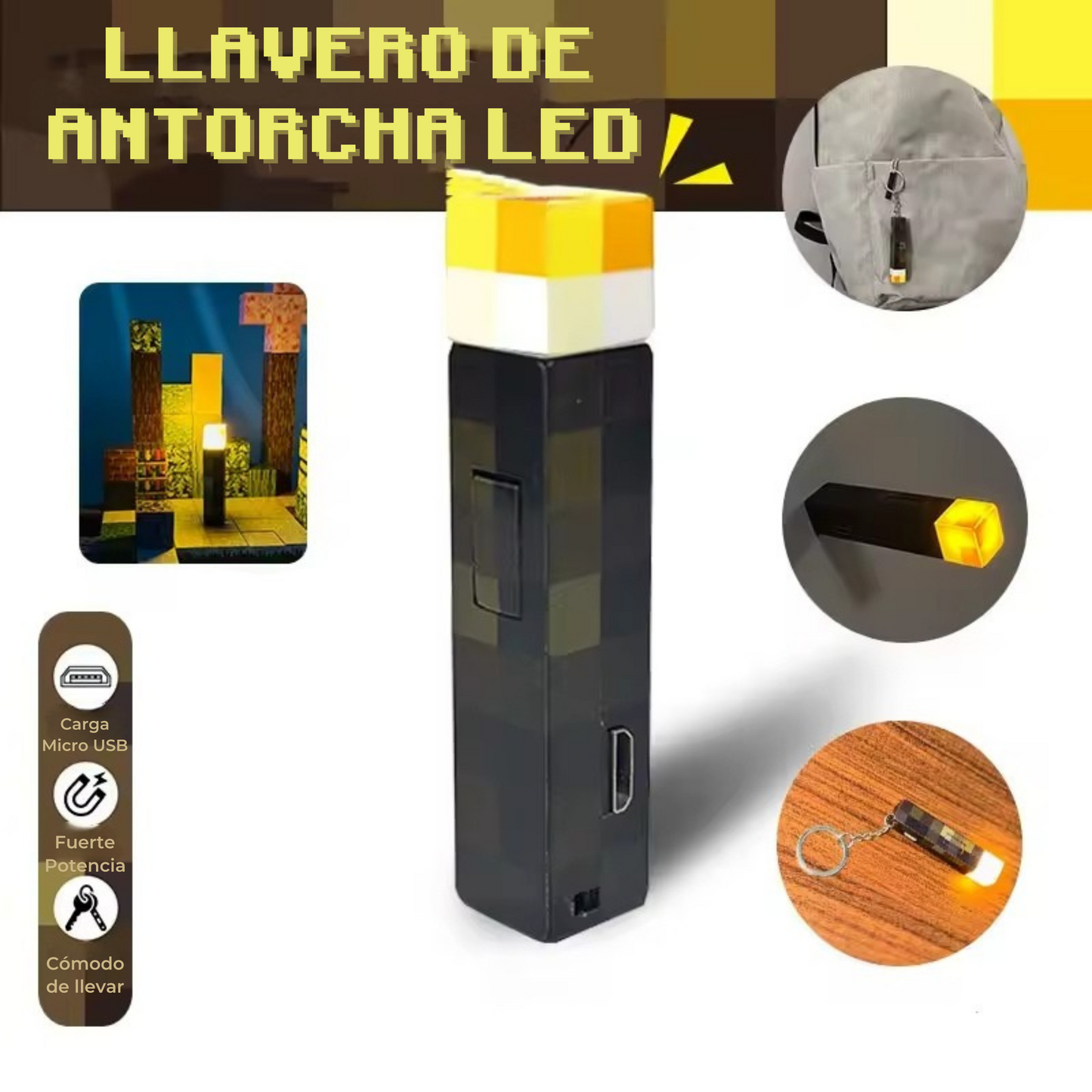 Llavero de Antorcha Brillante ™
